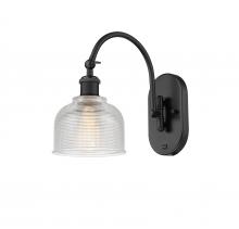Innovation Lighting 518-1W-BK-G412-LED - Dayton - 1 Light - 6 inch - Matte Black - Adjustable Swing Arm