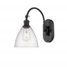 Innovation Lighting 518-1W-BK-GBD-754 - Bristol - 1 Light - 8 inch - Matte Black - Adjustable Swing Arm