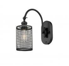 Innovation Lighting 518-1W-BK-M18-BK - Nestbrook - 1 Light - 5 inch - Matte Black - Adjustable Swing Arm