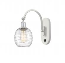 Innovation Lighting 518-1W-WPC-G1013-LED - Belfast - 1 Light - 6 inch - White Polished Chrome - Adjustable Swing Arm