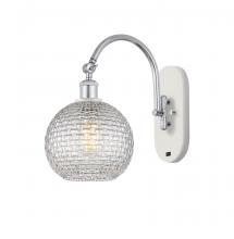 Innovations Lighting 518-1W-WPC-G122C-8CL - Athens - 1 Light - 8 inch - White Polished Chrome - Sconce