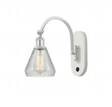 Innovation Lighting 518-1W-WPC-G275-LED - Conesus - 1 Light - 6 inch - White Polished Chrome - Adjustable Swing Arm