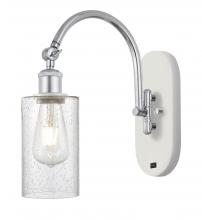 Innovations Lighting 518-1W-WPC-G804 - Clymer - 1 Light - 4 inch - White Polished Chrome - Sconce