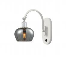 Innovation Lighting 518-1W-WPC-G93-LED - Fenton - 1 Light - 7 inch - White Polished Chrome - Adjustable Swing Arm