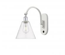 Innovation Lighting 518-1W-WPC-GBC-82-LED - Berkshire - 1 Light - 8 inch - White Polished Chrome - Adjustable Swing Arm
