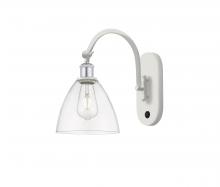 Innovation Lighting 518-1W-WPC-GBD-752-LED - Bristol - 1 Light - 8 inch - White Polished Chrome - Adjustable Swing Arm