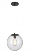 Innovation Lighting 610-BK-SDY-LED - Tolland - 1 Light - 10 inch - Matte Black - Cord hung - Mini Pendant