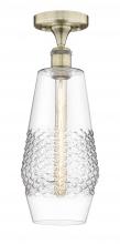 Innovation Lighting 616-1F-AB-G682-7 - Windham - 1 Light - 7 inch - Antique Brass - Flush Mount