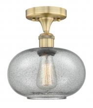 Innovation Lighting 616-1F-BB-G247 - Gorham - 1 Light - 10 inch - Brushed Brass - Flush Mount