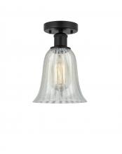Innovation Lighting 616-1F-BK-G2811 - Hanover - 1 Light - 6 inch - Matte Black - Semi-Flush Mount