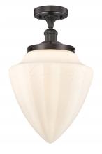 Innovation Lighting 616-1F-OB-G661-12 - Bridgeton - 1 Light - 12 inch - Oil Rubbed Bronze - Semi-Flush Mount