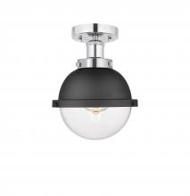Innovations Lighting 616-1F-PC-HFS-62-BK - Edison Polished Chrome Semi-Flush Mount