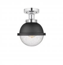 Innovations Lighting 616-1F-PC-HFS-64-BK - Edison Polished Chrome Semi-Flush Mount