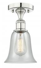 Innovation Lighting 616-1F-PN-G2812 - Hanover - 1 Light - 6 inch - Polished Nickel - Flush Mount