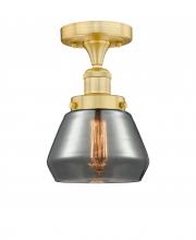Innovation Lighting 616-1F-SG-G173 - Fulton - 1 Light - 7 inch - Satin Gold - Semi-Flush Mount