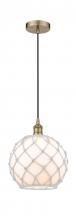 Innovation Lighting 616-1P-AB-G121-10RW - Edison - 1 Light - 10 inch - Antique Brass - Mini Pendant