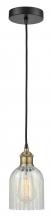 Innovation Lighting 616-1P-BAB-G2511 - Caledonia - 1 Light - 5 inch - Black Antique Brass - Cord hung - Mini Pendant