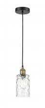 Innovation Lighting 616-1P-BAB-G352 - Candor - 1 Light - 5 inch - Black Antique Brass - Cord Hung - Mini Pendant