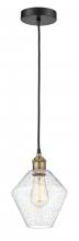 Innovations Lighting 616-1P-BAB-G654-8 - Cindyrella - 1 Light - 8 inch - Black Antique Brass - Cord hung - Mini Pendant