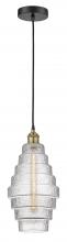 Innovations Lighting 616-1P-BAB-G672-8 - Cascade - 1 Light - 8 inch - Black Antique Brass - Cord hung - Mini Pendant