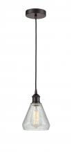 Innovation Lighting 616-1P-OB-G275 - Conesus - 1 Light - 6 inch - Oil Rubbed Bronze - Cord hung - Mini Pendant