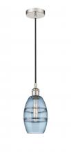 Innovation Lighting 616-1P-PN-G557-6BL - Vaz - 1 Light - 6 inch - Polished Nickel - Cord hung - Mini Pendant