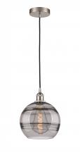 Innovation Lighting 616-1P-SN-G556-10SM - Rochester - 1 Light - 10 inch - Brushed Satin Nickel - Cord hung - Mini Pendant
