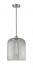 Innovation Lighting 616-1P-SN-G559-12SM - Bridal Veil - 1 Light - 5 inch - Brushed Satin Nickel - Cord hung - Mini Pendant