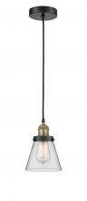 Innovations Lighting 616-1PH-BAB-G62 - Cone - 1 Light - 6 inch - Black Antique Brass - Cord hung - Mini Pendant