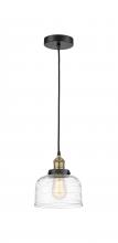 Innovation Lighting 616-1PH-BAB-G713 - Bell - 1 Light - 8 inch - Black Antique Brass - Cord hung - Mini Pendant