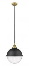 Innovation Lighting 616-1PH-BB-HFS-124-BK - Edison - 1 Light - 13 inch - Brushed Brass - Mini Pendant