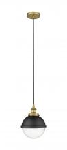 Innovation Lighting 616-1PH-BB-HFS-84-BK - Edison - 1 Light - 9 inch - Brushed Brass - Mini Pendant
