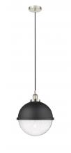Innovation Lighting 616-1PH-PN-HFS-124-BK - Edison - 1 Light - 13 inch - Polished Nickel - Mini Pendant