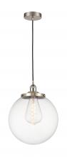 Innovations Lighting 616-1PH-SN-G202-14 - Beacon - 1 Light - 14 inch - Satin Nickel - Multi Pendant