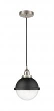 Innovation Lighting 616-1PH-SN-HFS-84-BK - Edison - 1 Light - 9 inch - Satin Nickel - Mini Pendant