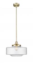 Innovations Lighting 616-1S-AB-G694-16 - Bridgeton - 1 Light - 12 inch - Antique Brass - Stem Hung - Mini Pendant