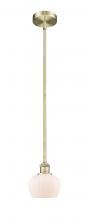 Innovation Lighting 616-1S-AB-G91 - Fenton - 1 Light - 7 inch - Antique Brass - Stem Hung - Mini Pendant