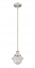 Innovation Lighting 616-1SH-SN-G534-LED - Oxford - 1 Light - 7 inch - Brushed Satin Nickel - Cord hung - Mini Pendant
