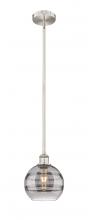 Innovation Lighting 616-1S-SN-G556-8SM - Rochester - 1 Light - 8 inch - Brushed Satin Nickel - Cord hung - Mini Pendant