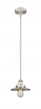 Innovation Lighting 616-1SH-SN-M2-LED - Edison - 1 Light - 8 inch - Brushed Satin Nickel - Cord hung - Mini Pendant