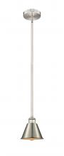 Innovation Lighting 616-1S-SN-M8-LED - Smithfield - 1 Light - 7 inch - Brushed Satin Nickel - Cord hung - Mini Pendant