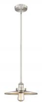 Innovation Lighting 616-1S-SN-MFR-SN-12 - Appalachian - 1 Light - 12 inch - Brushed Satin Nickel - Cord hung - Mini Pendant
