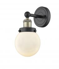 Innovation Lighting 616-1W-BAB-G201-6 - Beacon - 1 Light - 6 inch - Black Antique Brass - Sconce