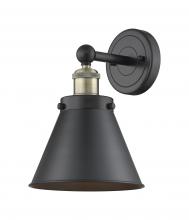 Innovations Lighting 616-1W-BAB-M13-BK - Edison - 1 Light - 8 inch - Black Antique Brass - Sconce