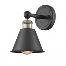 Innovations Lighting 616-1W-BAB-M8-BK - Edison - 1 Light - 7 inch - Black Antique Brass - Sconce