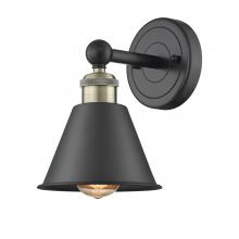 Innovation Lighting 616-1W-BAB-M8-BK - Edison - 1 Light - 7 inch - Black Antique Brass - Sconce
