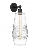 Innovation Lighting 616-1W-BK-G682-7 - Windham - 1 Light - 7 inch - Matte Black - Sconce