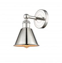 Innovation Lighting 616-1W-PN-M8-PN - Smithfield - 1 Light - 7 inch - Polished Nickel - Sconce