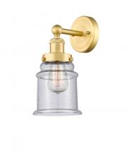Innovation Lighting 616-1W-SG-G184 - Canton - 1 Light - 6 inch - Satin Gold - Sconce