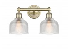 Innovation Lighting 616-2W-AB-G412 - Dayton - 2 Light - 15 inch - Antique Brass - Bath Vanity Light